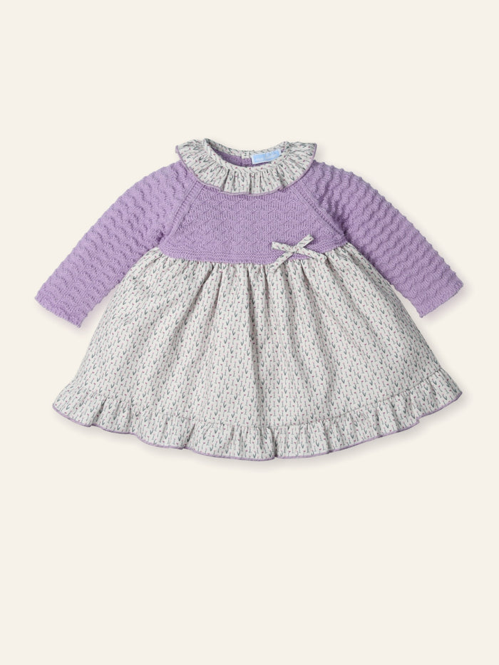 Vestido punto liberty pastel