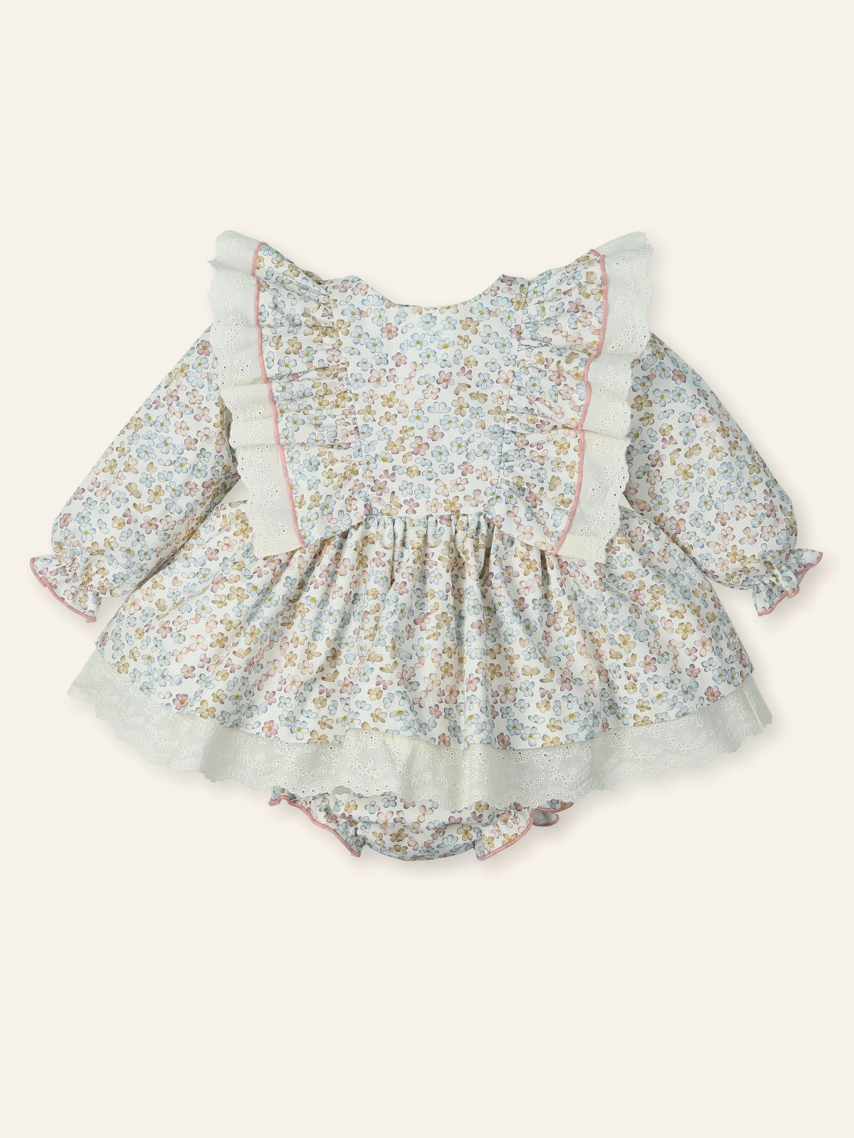 Jesusín + culotte fleur vintage