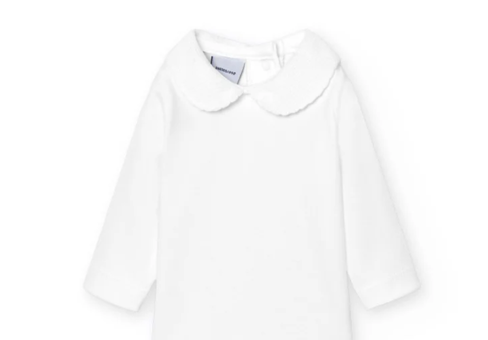 Body cuello polo piqué