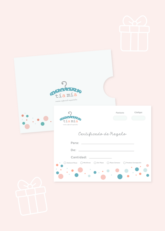 Certificado de regalo