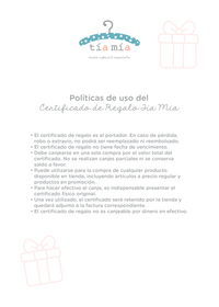 Certificado de regalo