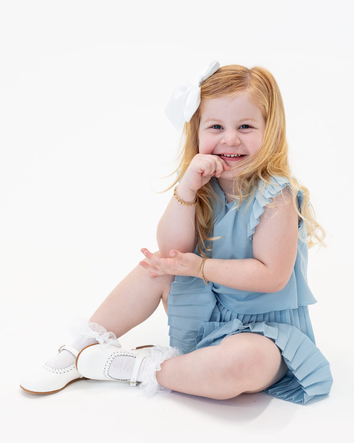 Mono plisado niña