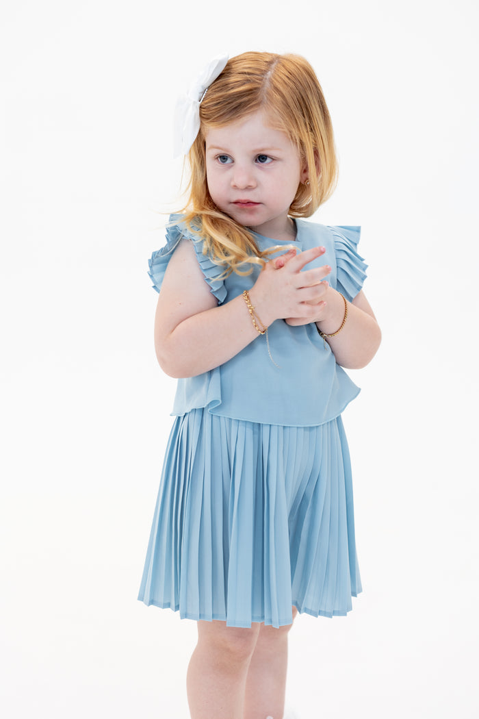 Mono plisado niña