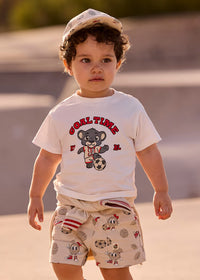 Bermuda de chándal para bebé