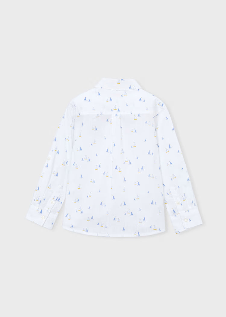 Camisa manga larga con lino niño