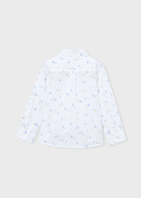 Camisa manga larga con lino niño