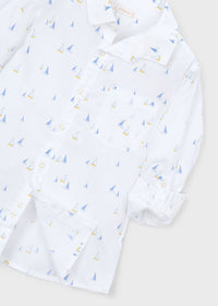 Camisa manga larga con lino niño