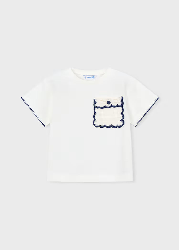 Camiseta aplique niña