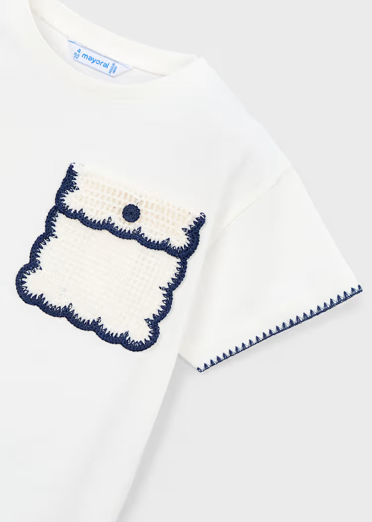 Camiseta aplique niña