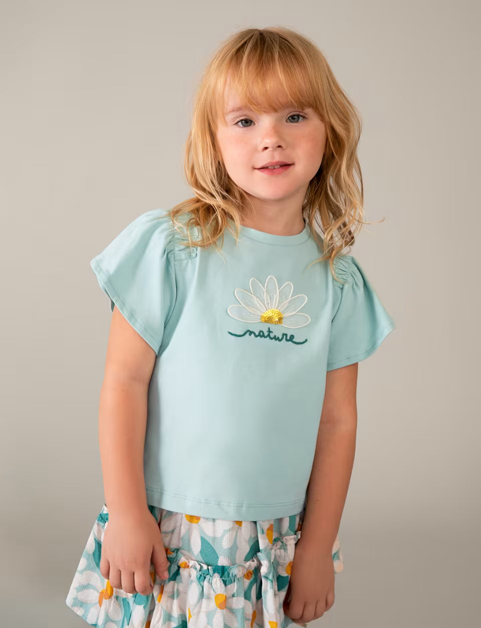 Camiseta aplique niña