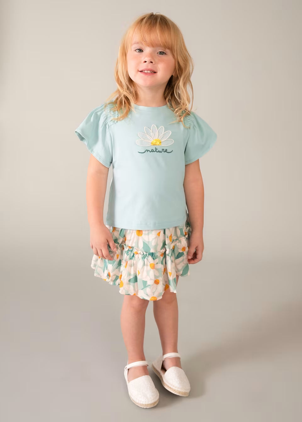 Camiseta aplique niña