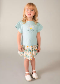 Camiseta aplique niña