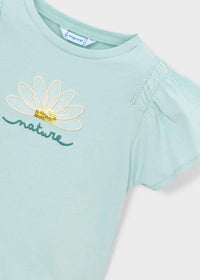 Camiseta aplique niña