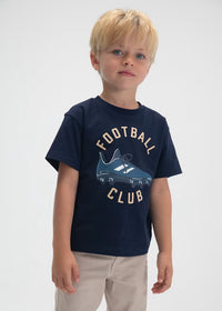 Camiseta botas de fútbol niño