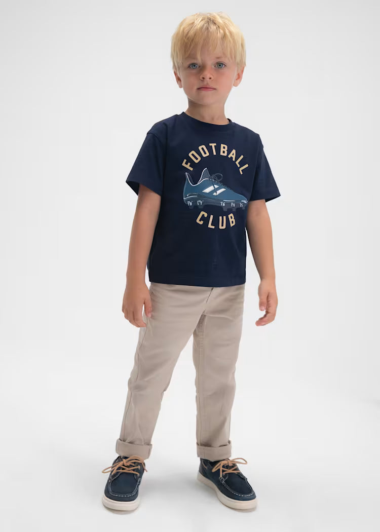Camiseta botas de fútbol niño