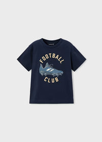 Camiseta botas de fútbol niño