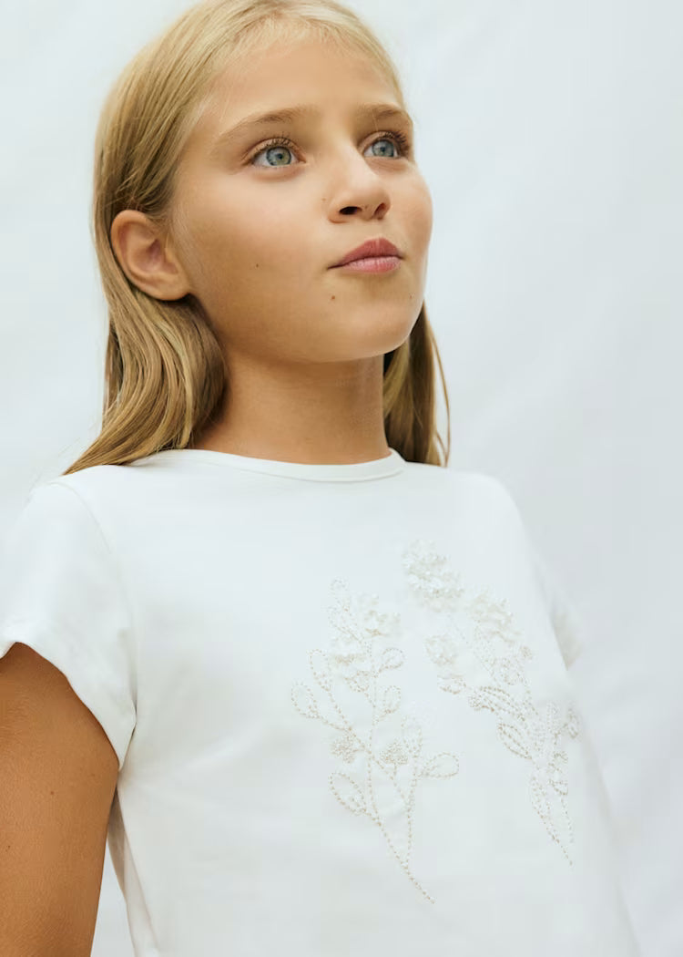 Camiseta con lino chica