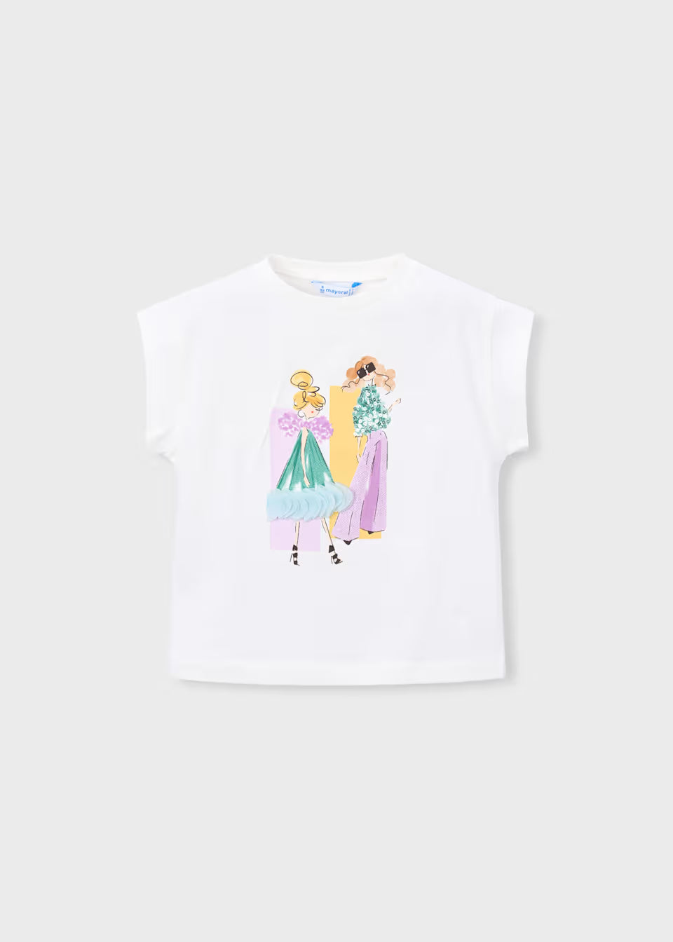 Camiseta estampado muñeca niña