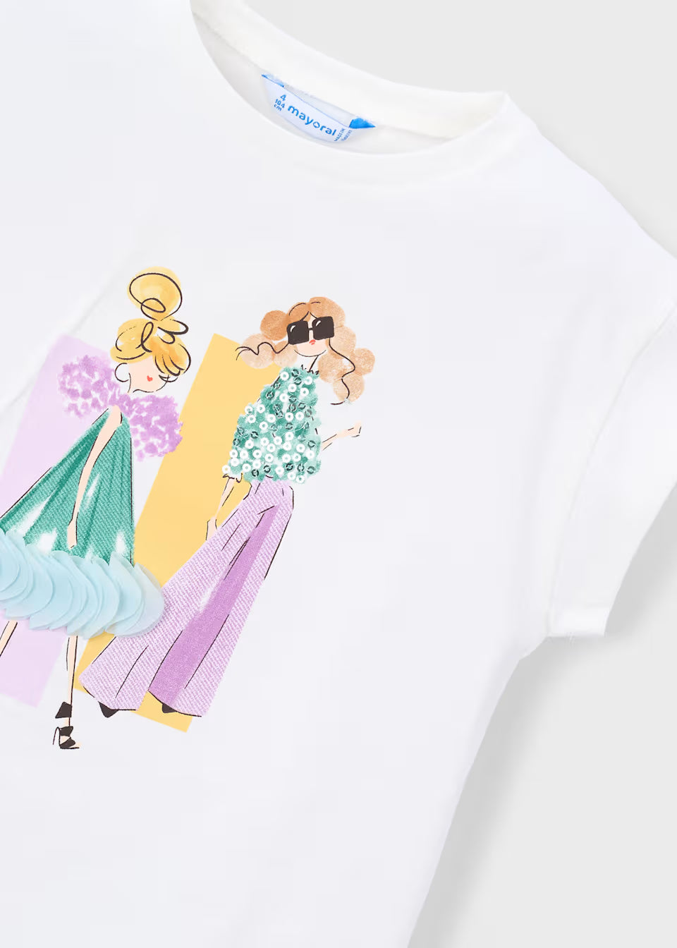 Camiseta estampado muñeca niña