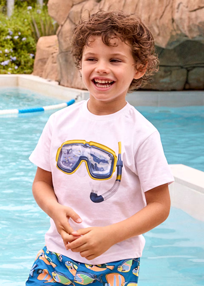 Camiseta gafas de bucear niño
