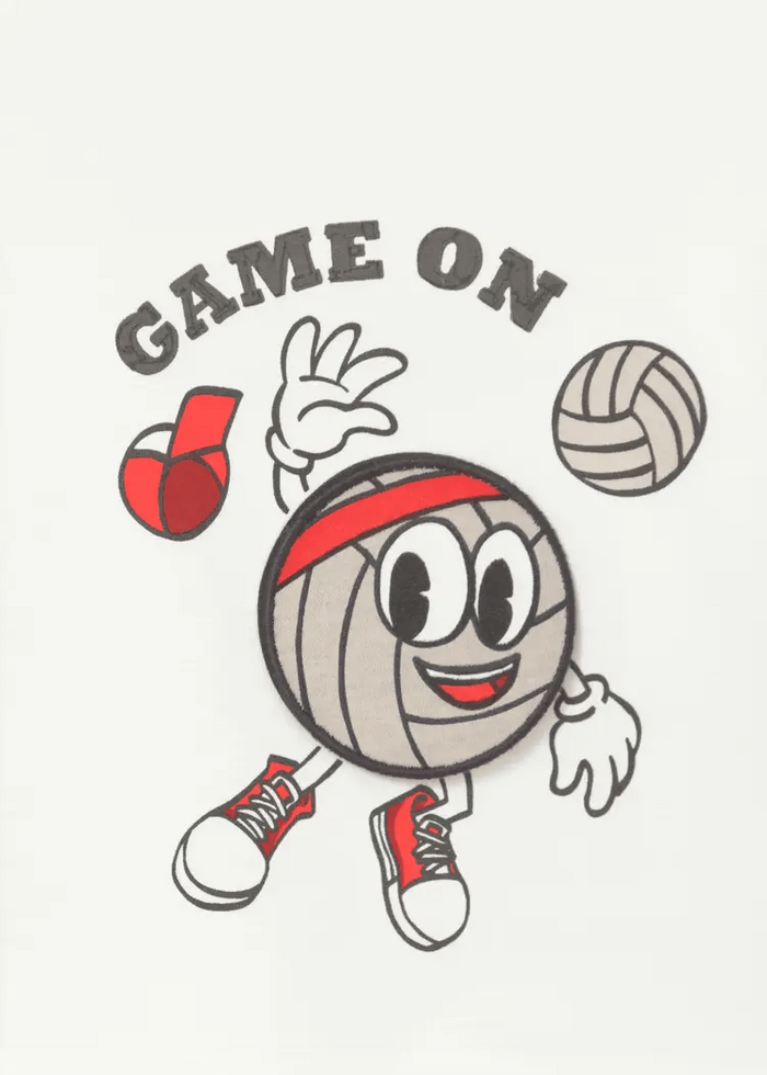 Camiseta interactiva volleyball bebé