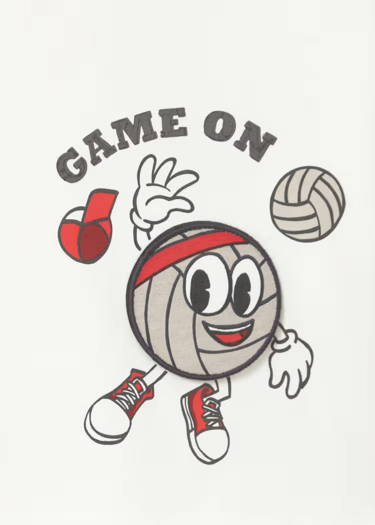 Camiseta interactiva volleyball bebé