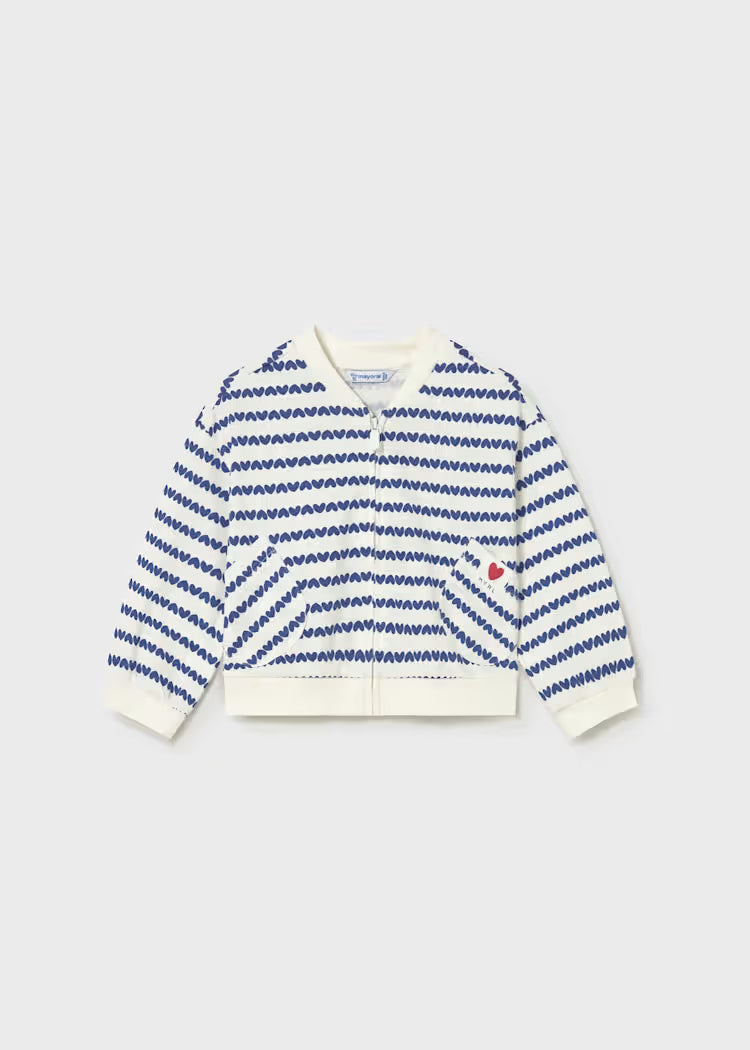 Conjunto 3 piezas con sudadera estampada bebé