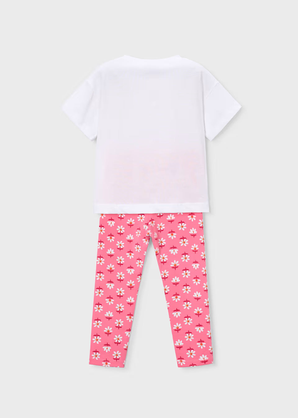 Conjunto legging estampado y camiseta niña