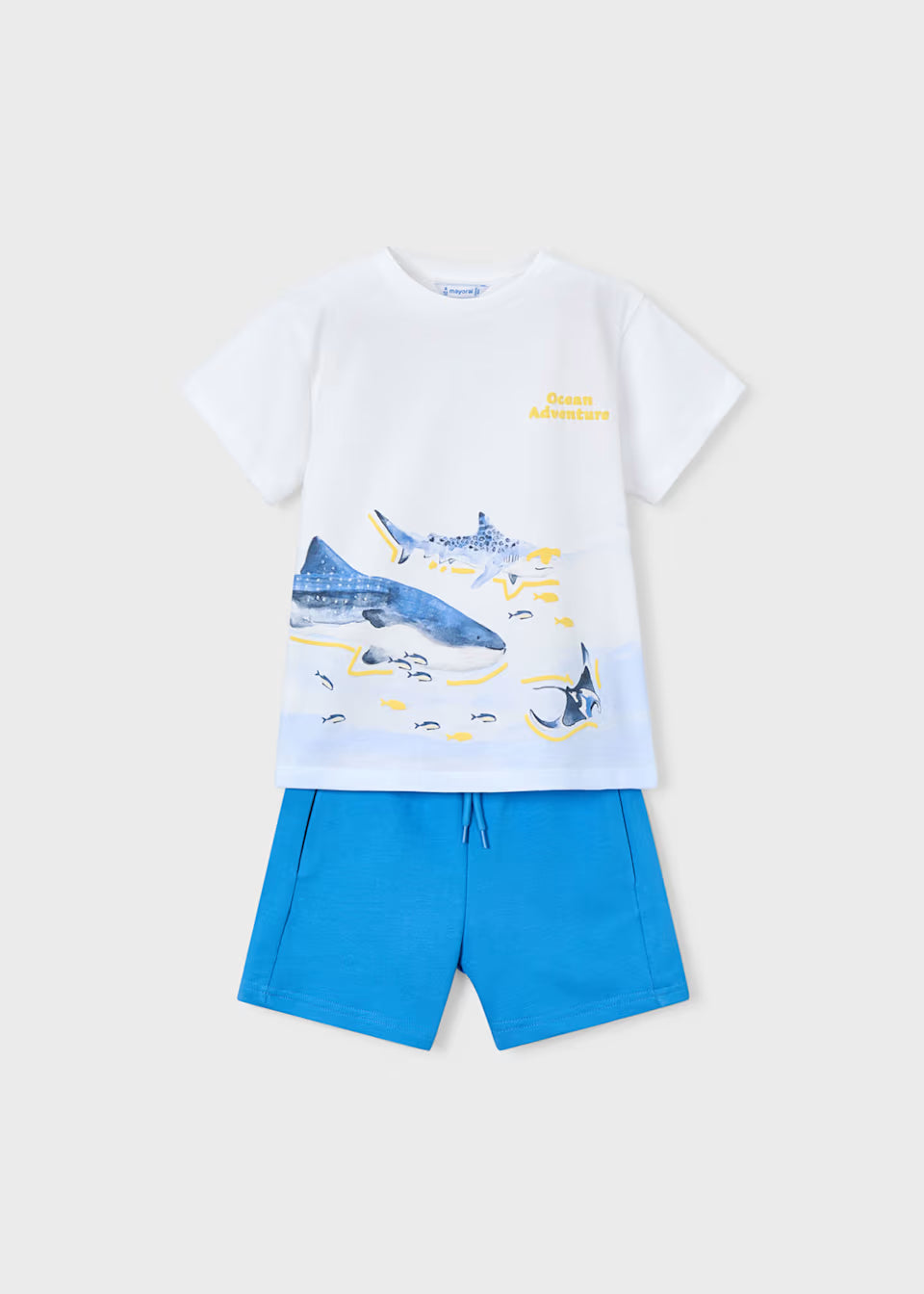 Conjunto pantalón y camiseta tiburones niño