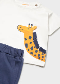 Conjunto punto pantalón y camiseta interactiva bebé