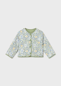 Cortavientos acolchado estampado reversible bebé