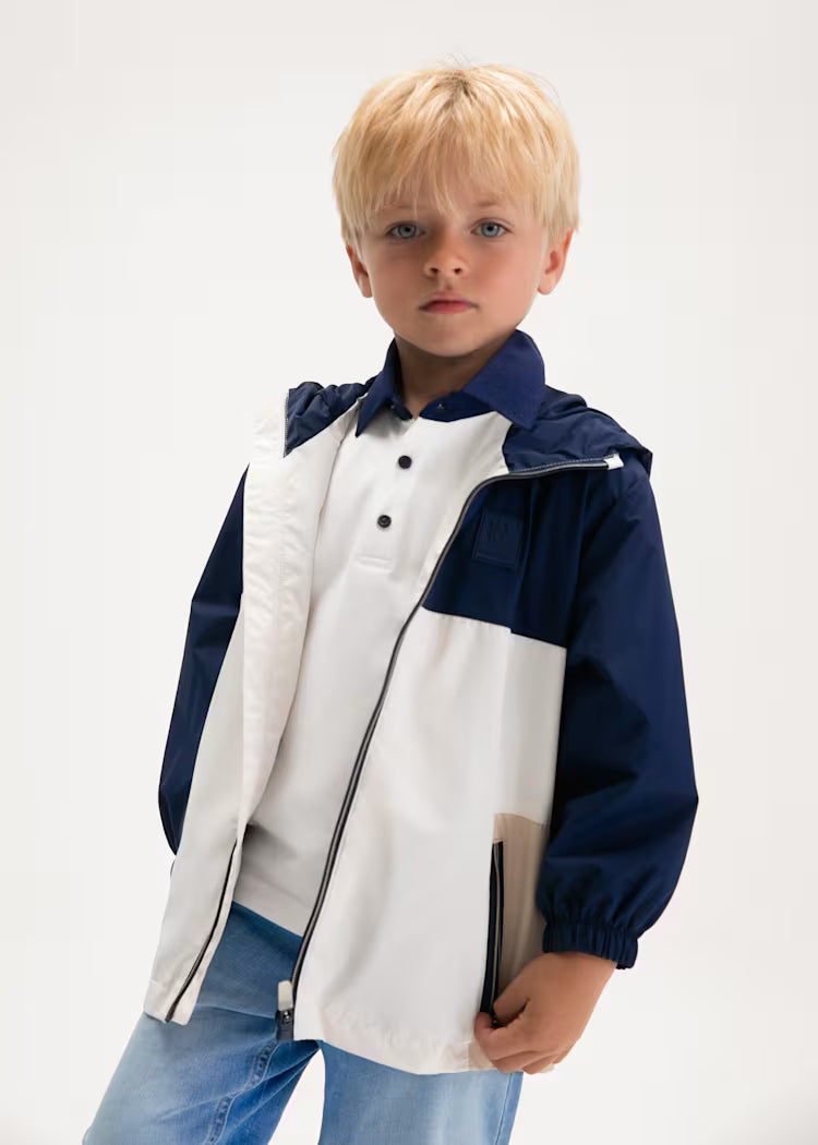 Cortavientos combinado niño