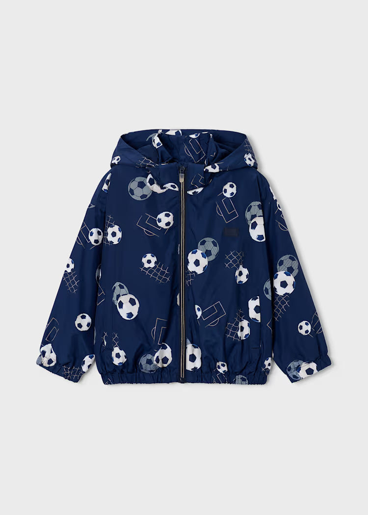 Cortavientos estampado niño