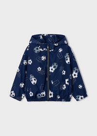 Cortavientos estampado niño