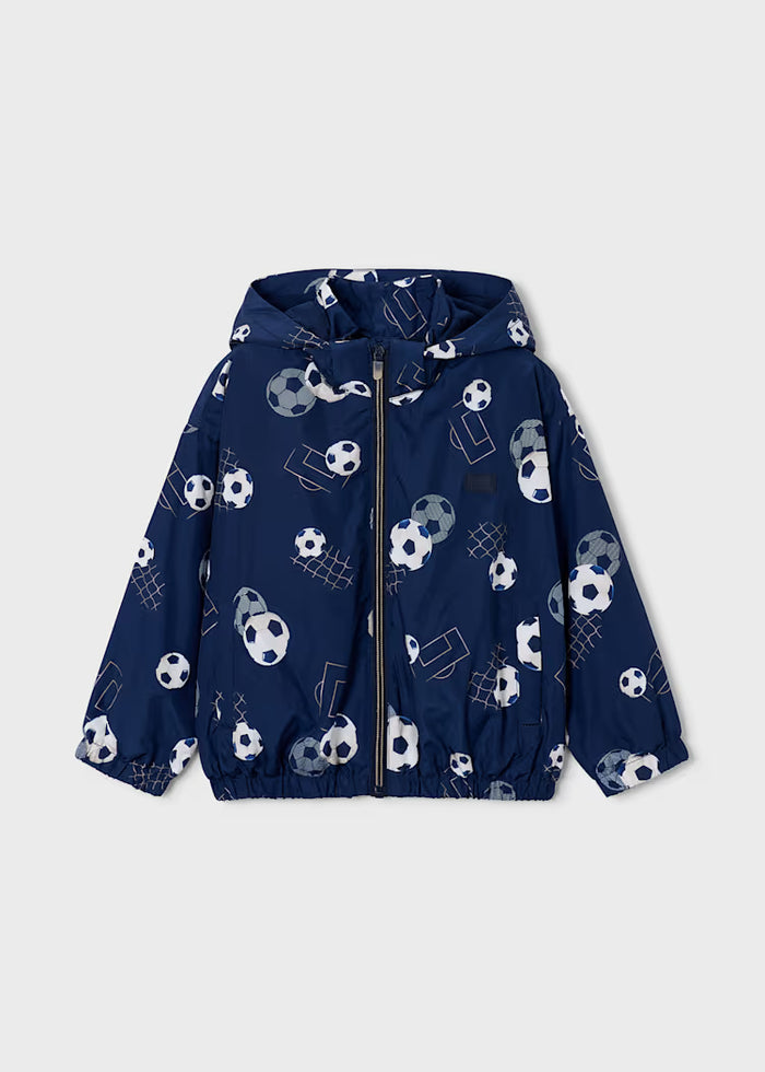 Cortavientos estampado niño