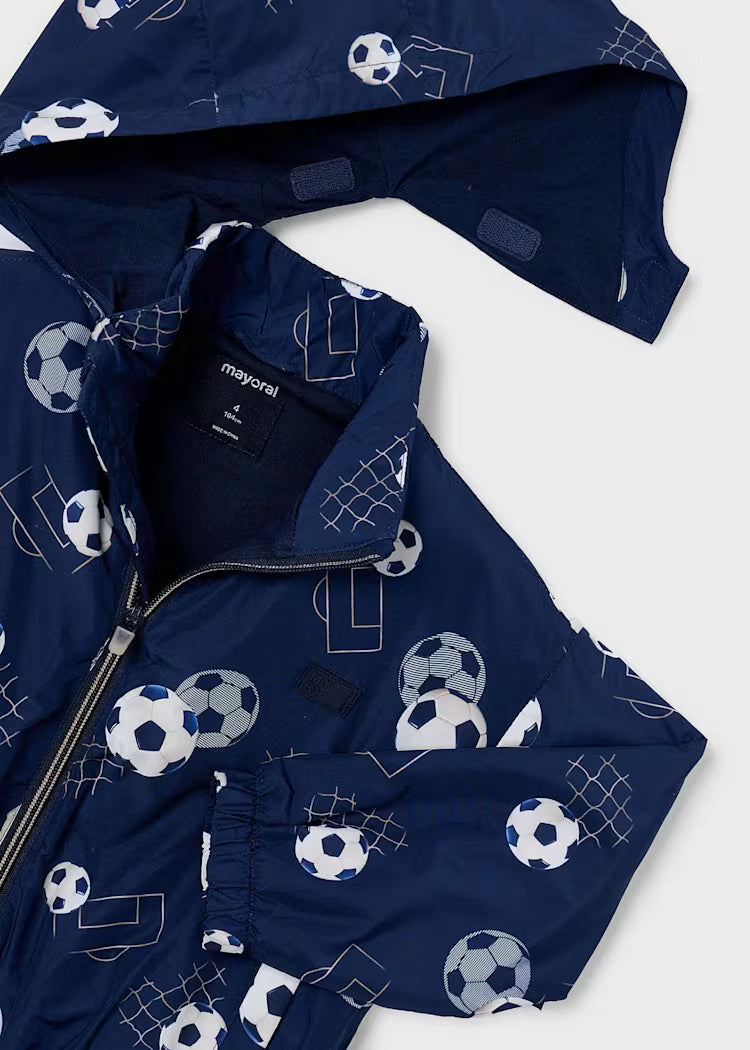 Cortavientos estampado niño