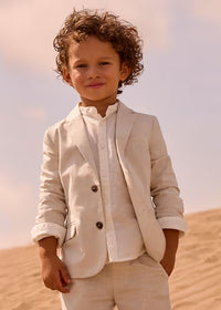 Chaqueta + pantalón  de lino niño