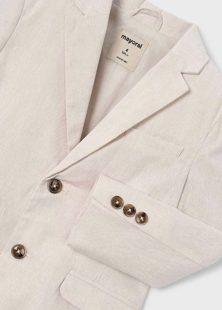 Chaqueta + pantalón  de lino niño