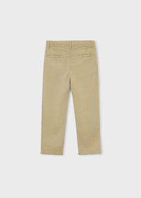 Pantalón chino relaxed con lino niño