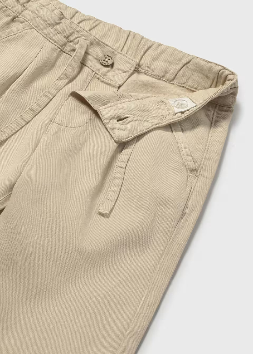Pantalon relaxed con lino bebé