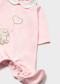 Pijama osito bordado recién nacida