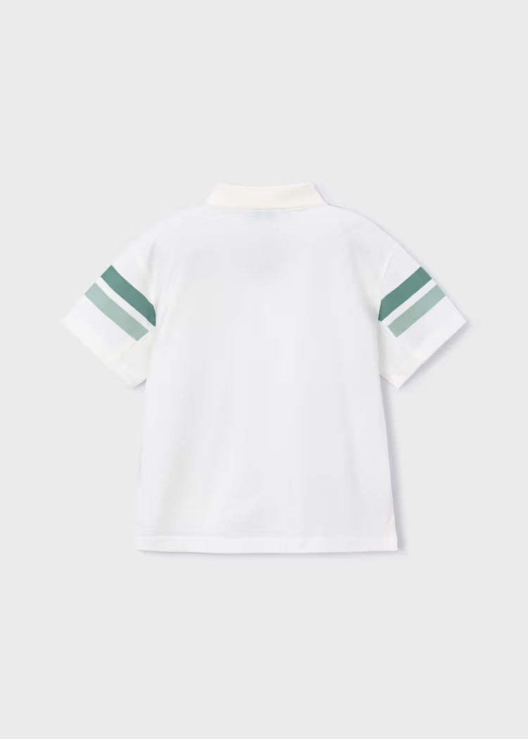 Polo con bandas decorativas niño