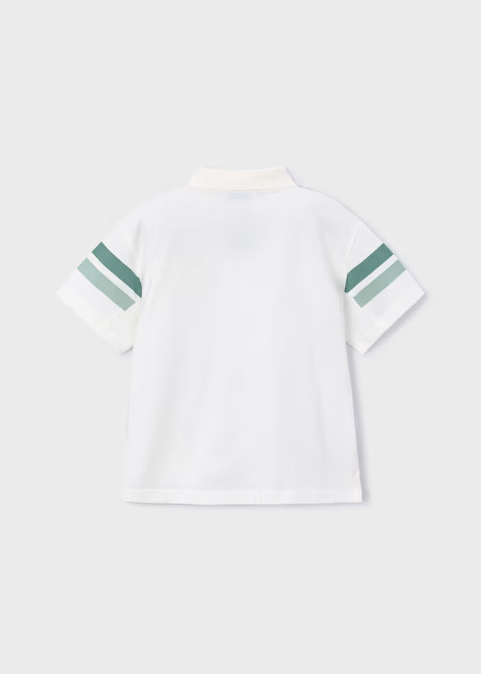 Polo con bandas decorativas niño