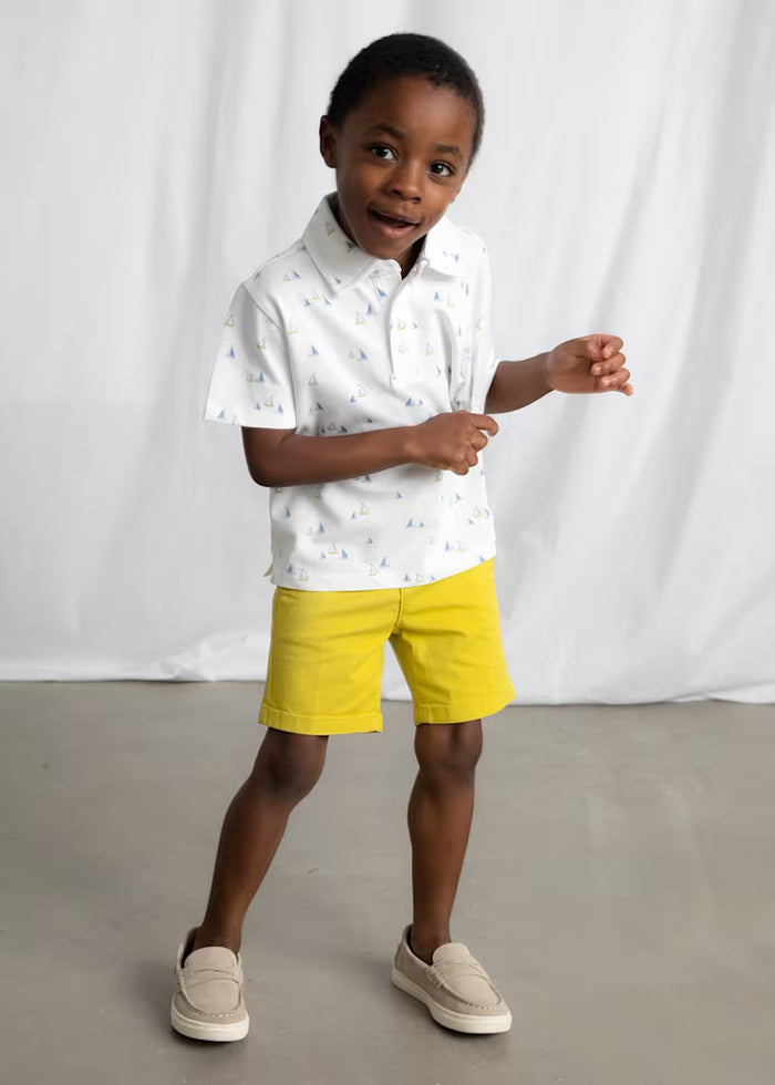 Polo estampado niño