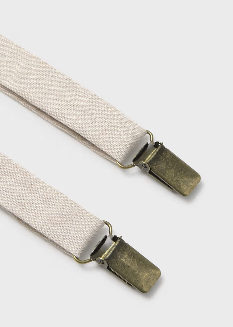 Set de tirantes y pajarita bebé