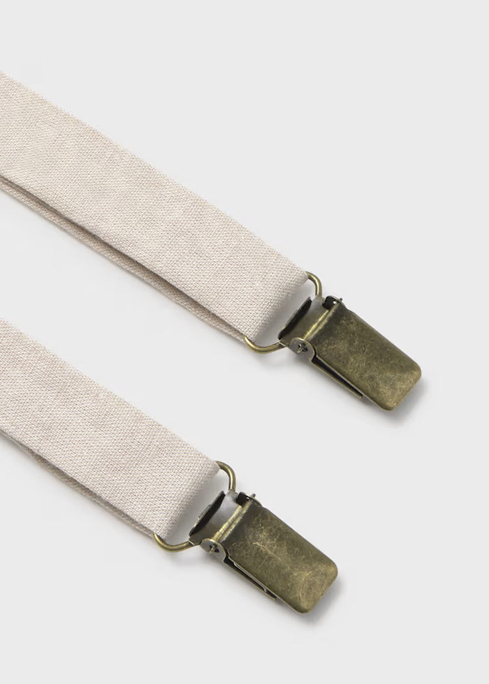 Set de tirantes y pajarita bebé