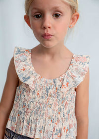 Top bambula estampado niña