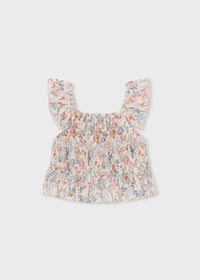 Top bambula estampado niña