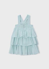 Vestido bambula volantes niña
