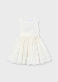 Vestido ceremonia encaje niña
